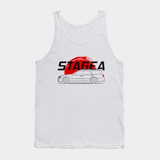 JDM Stagea Station Wagon Racing Tank Top